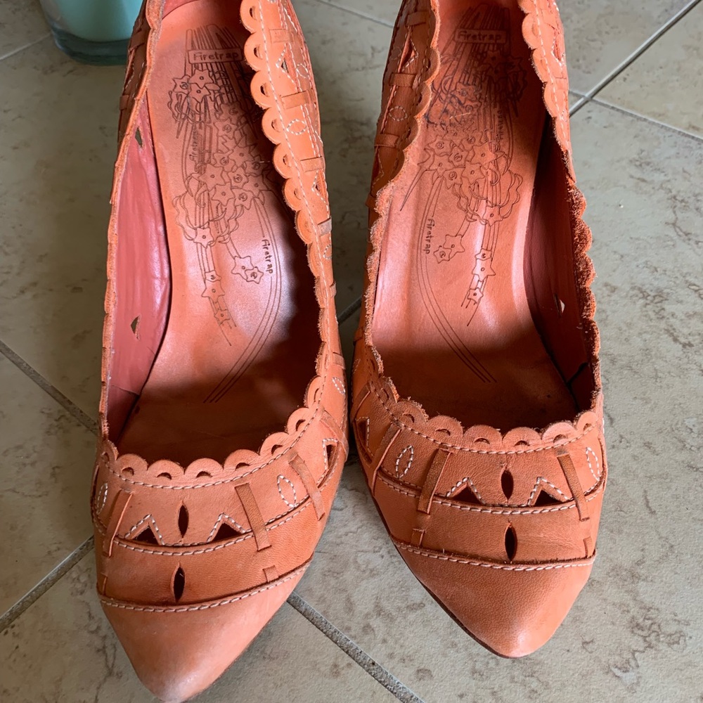 Firetrap, Unique, orange rare heels. - Picture 3 of 6